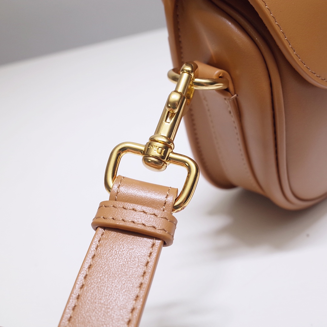 Mini Dior Bobby Bag Caramel Box Calfskin